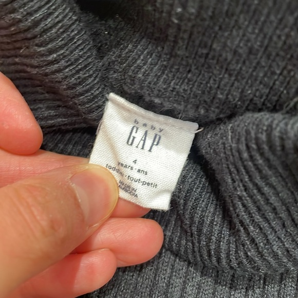 GAP 4T Buffalo Plaid Christmas Dress turtleneck sweater - Picture 6 of 7